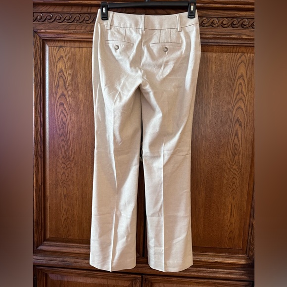 LOFT Womens ' Julie ' The Rivera Pants Khaki Size 0 Casual Wear Curvy - Picture 2 of 7